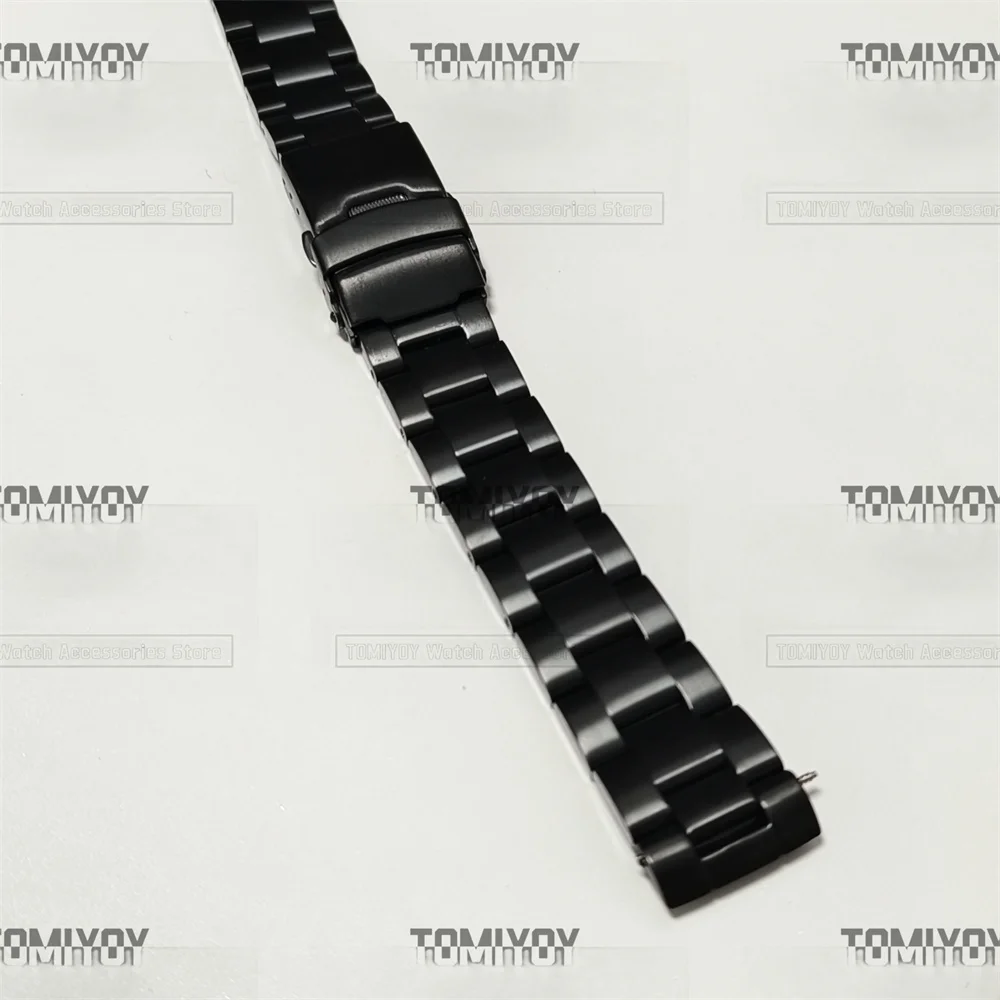 Imagem -05 - Pvd Ver Strap Solid Curved End Link Pulseira Fit para Seiko 6105 20 mm Aço Inoxidável