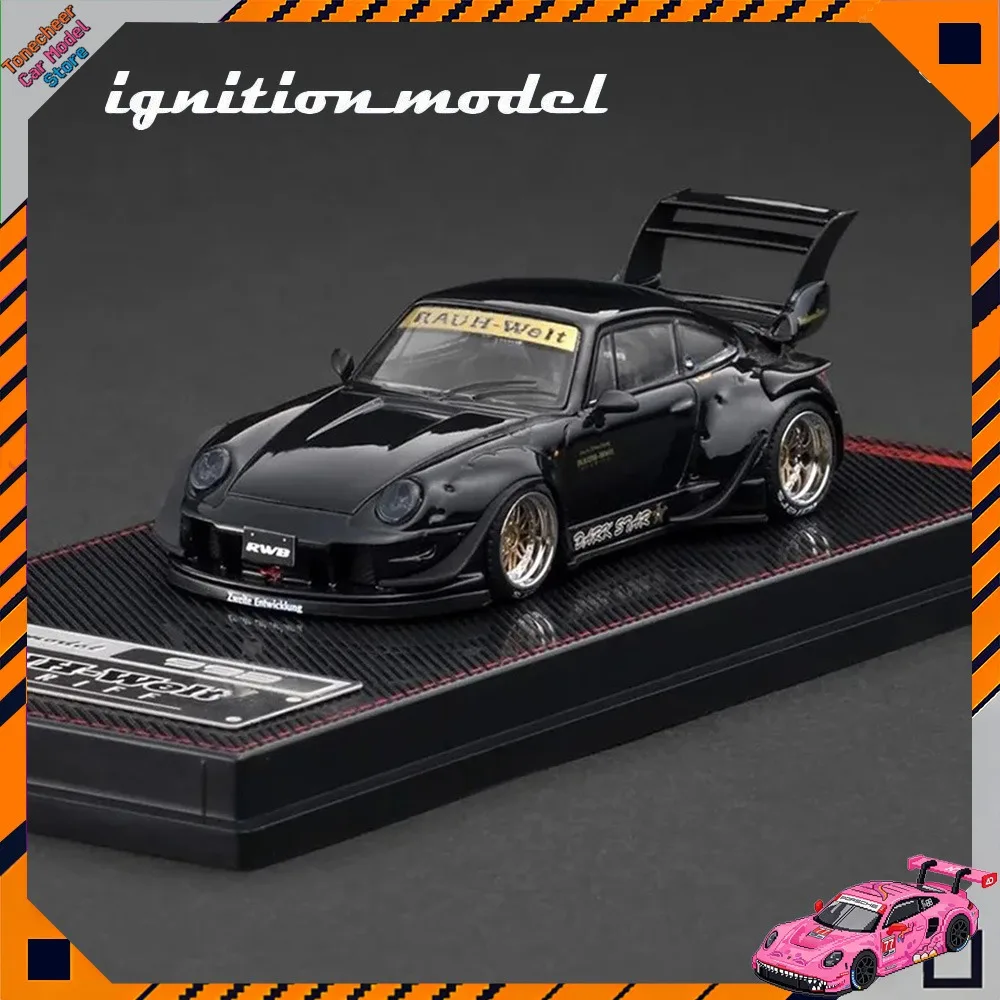 

Модель Ignition IG в масштабе 1:64 # 3873 RWB 993 Черный суперкар, коллекционная модель автомобиля из сплава, литая под давлением, украшение, игрушка для хобби, подарок на день рождения