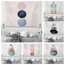 Custom Wall decoration tapestry aesthetic room decor Rainbow accessories hanging nordic large fabric wall home autumn decor qq
