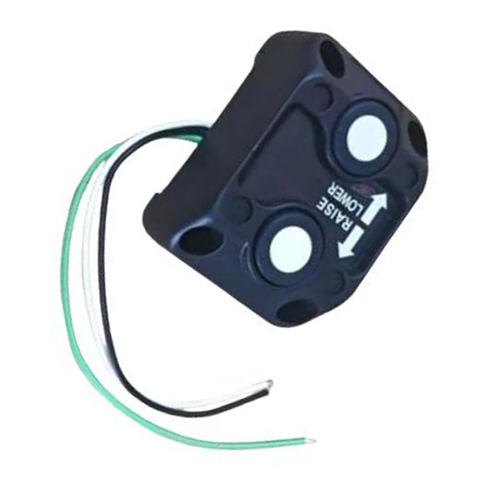 For Waltco Switch Button Raise Lower 3 Wires 800000425 Black Plastic Direct Replacement Lift Gate Control Part