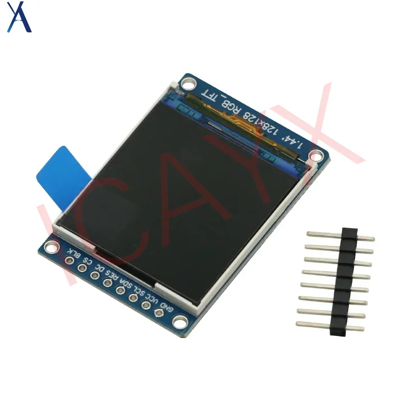 1.44" Módulo de Exibição LCD TFT Colorido 128x128 65K SPI ST7735 OLED para Arduino