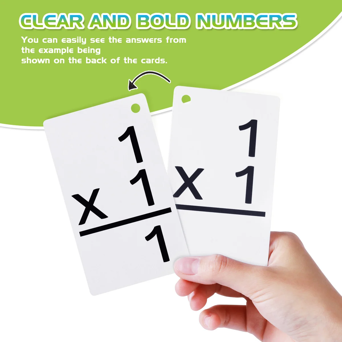 

Kids Toys Multiplication Cards Flash Toddler Learning Study Educational Times Tables