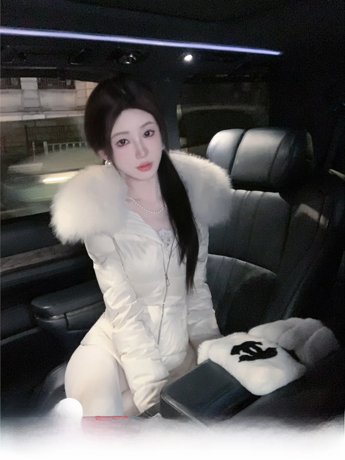 

Sy Women's Slim Fit down Jaet with Fur Collar Tee-Proof Long And ort Sles with Belt Korean Sle Winter Coat