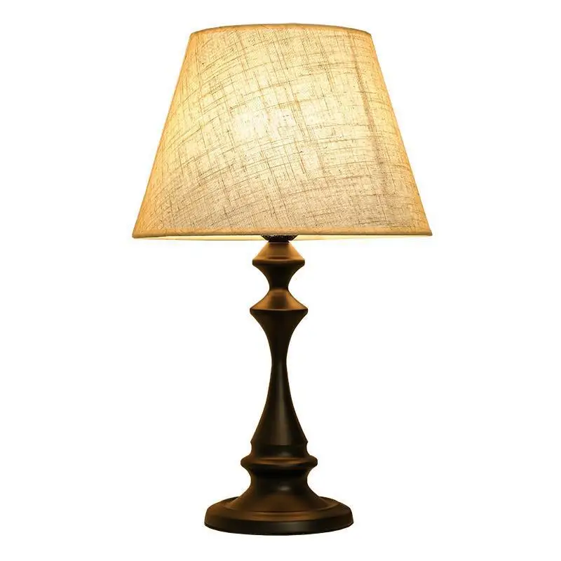 

American style, retro bedside lamp, hotel engineering desk lamp, study led eye protection dimming night light