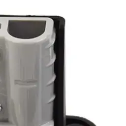 Black Plastic Flush Mount Bracket Panel Cover For 50A Connector For Caravan RV Boat Truck Electrical Wiring