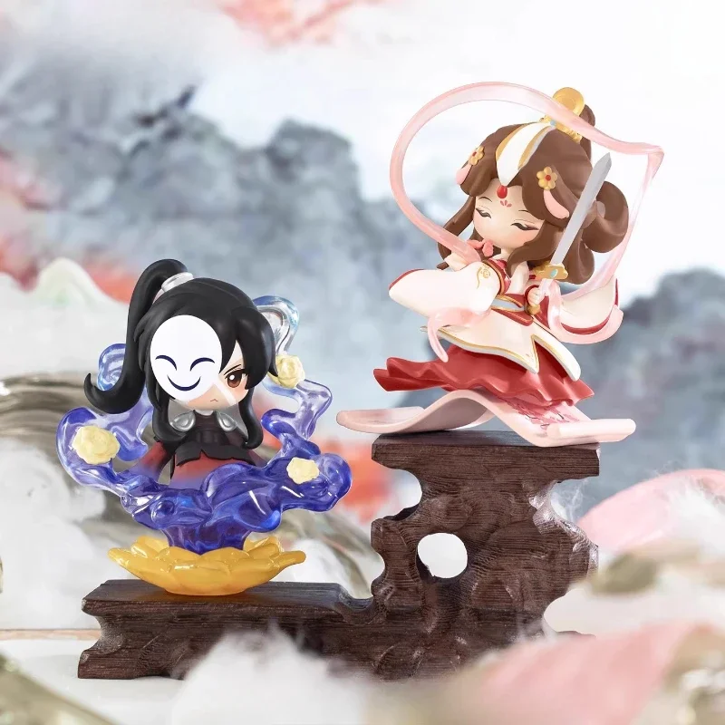 

Heaven Officials Blessing The Splendor of Painting Blind Box Toys Mystery Box Huacheng XieLian Tabletop Ornaments Toys and Gifts
