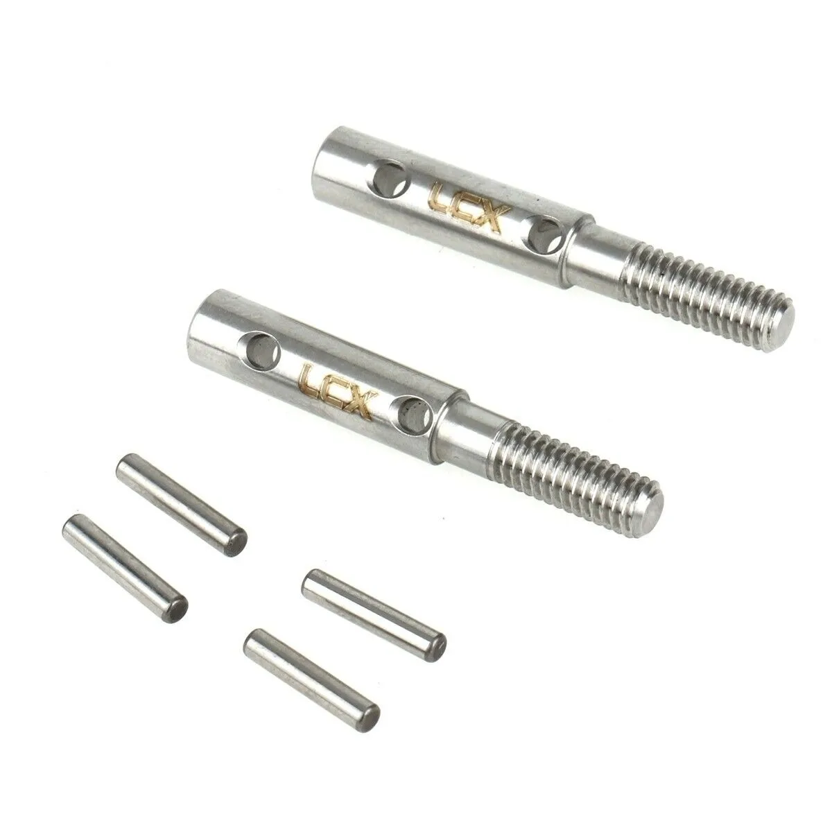 LCX Racing 1/10 RC Crawler Stainless Steel AR44 Portal Stub Axle Drive Shaft for Axial SCX10 II Upgrades Parts Accessories