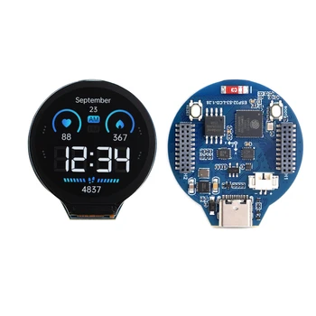 ESP32-S3 LCD مجلس التنمية 1.28 بوصة IPS جولة GC9A01 عرض سائق دعم واي فاي/بلوتوث