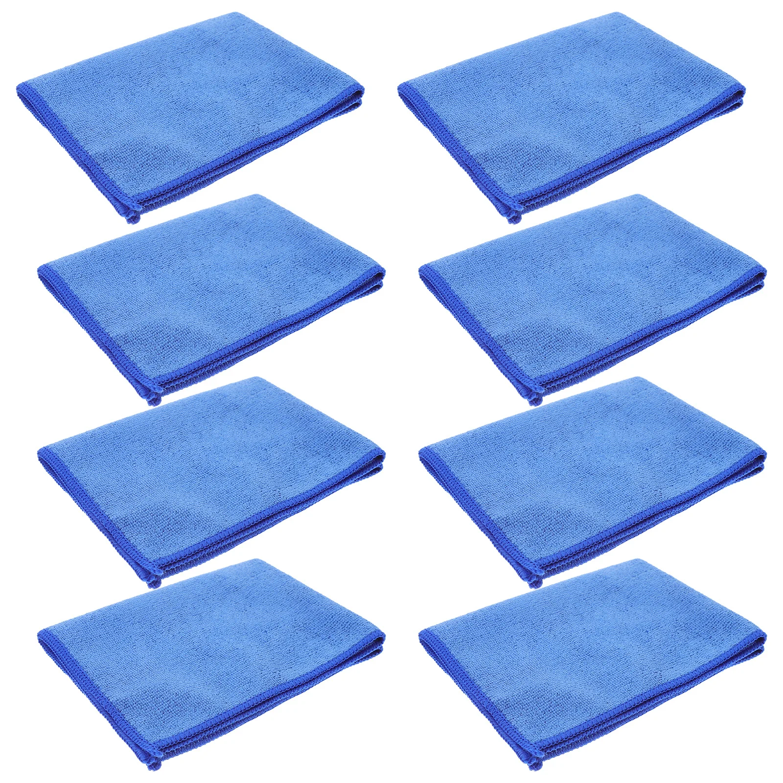 

8Pcs Ultra Fine Fiber Car Towels Reusable Absorbent Heavy Duty Cleaning Cloths for Car Washing Kitchen Dish Towels Multipurpose