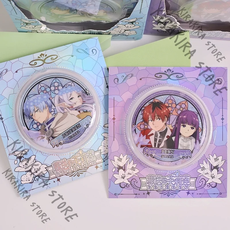 

Frieren: Beyond Journey's End Himmel Fern 75mm badge Limited legal edition Genuine Tinplate Emblem Cosplay brooch Ornaments