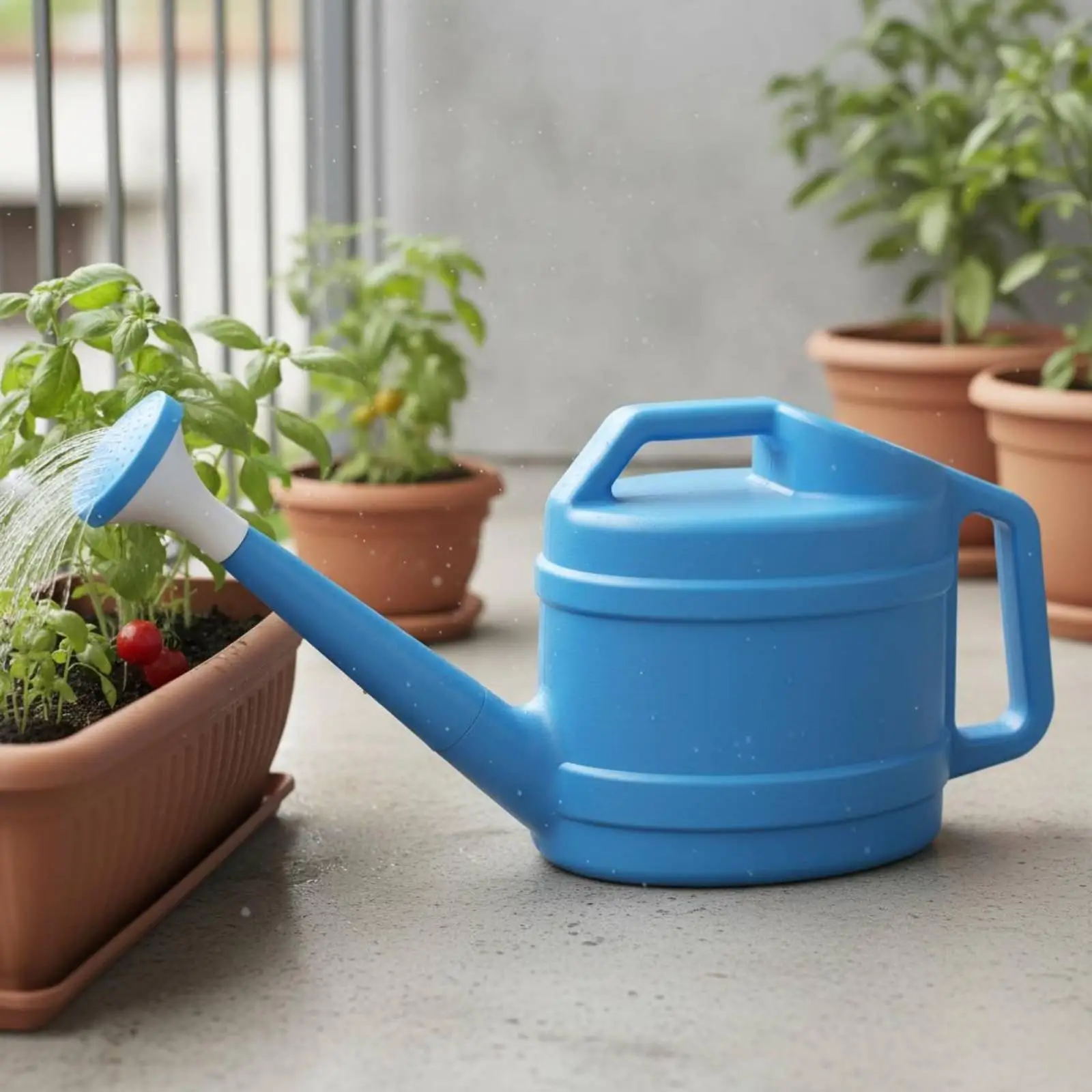Long Spout Watering Pot Large Capacity Long Spout Watering Can Construction view 2