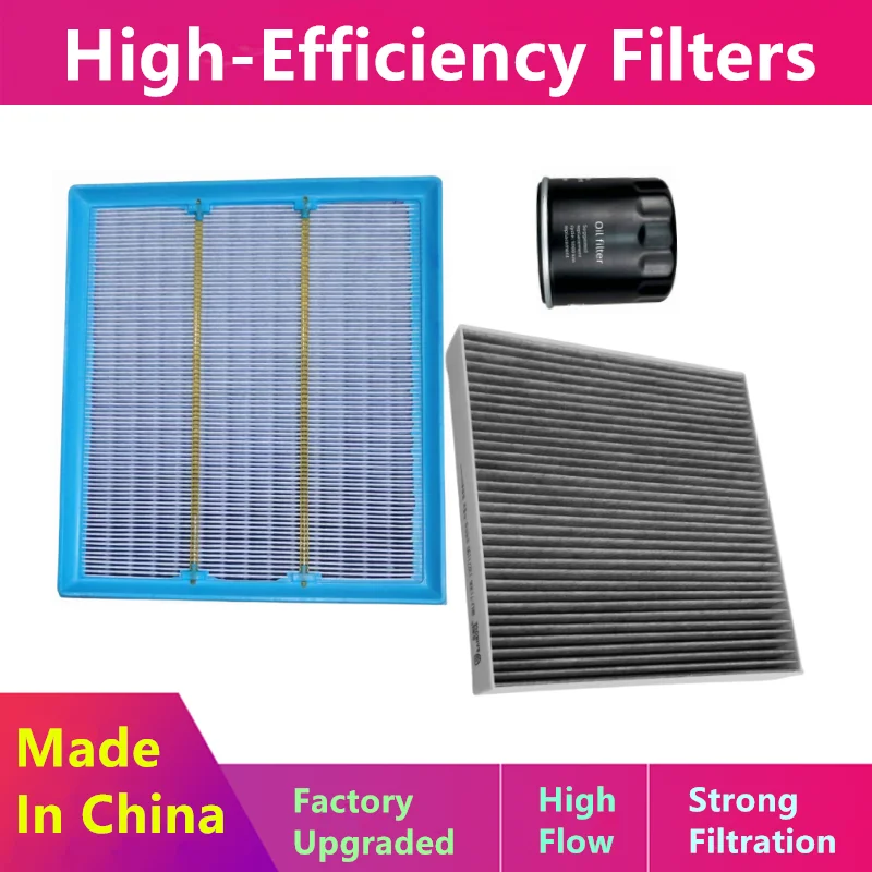 2pcs/3pcs/for Ford EQUATOR 2.0T Oil Filter, Air Filter & Cabin Air Filter/Auto Parts Engine: ECOBOOST4G20D6L