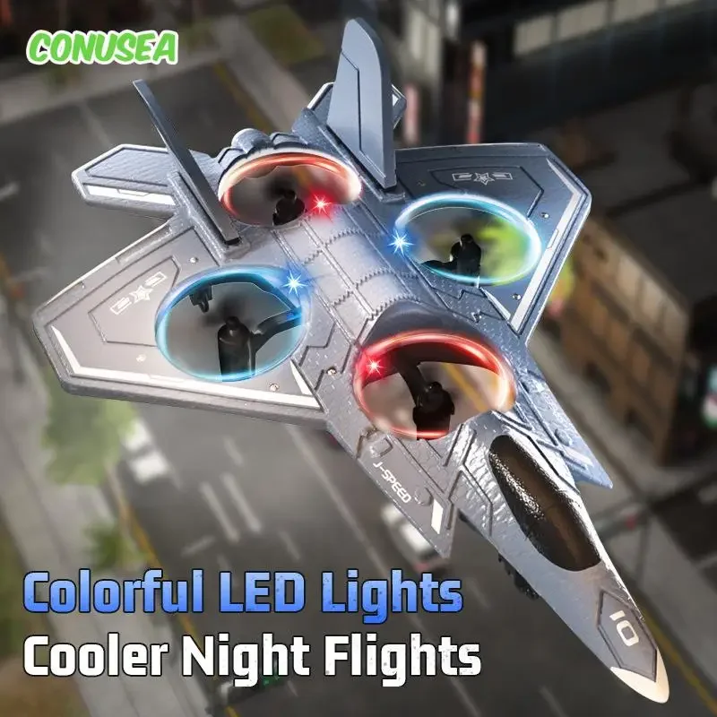 Jjrc H128 Rc طائرة شراعية 2.4G هليكوبتر تعمل بالتحكم عن بعد طائرة استشعار الجاذبية مع مقاتلي رغوة خفيفة للبنين الأطفال #1