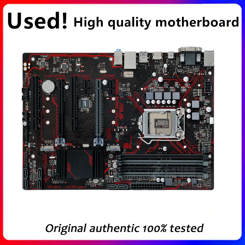 

For Asus PRIME B250-PLUS Original Used Desktop Intel B250 B250M DDR4 Motherboard LGA 1151 i7/i5/i3 USB3.0 SATA3