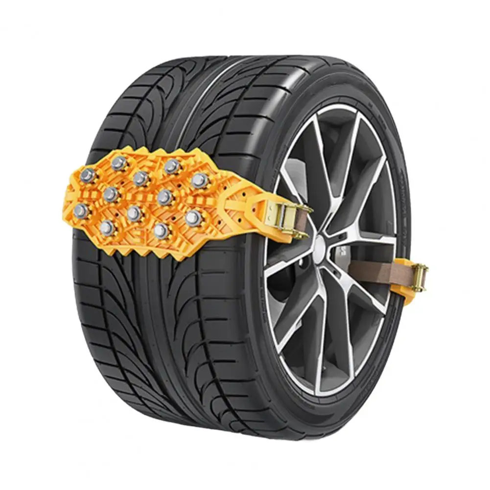 Adjustable Car Tire Snow Chain High Hardness Winter Tire Chains Thickened Car Anti Skid Tire Chains Off-road Vehicle