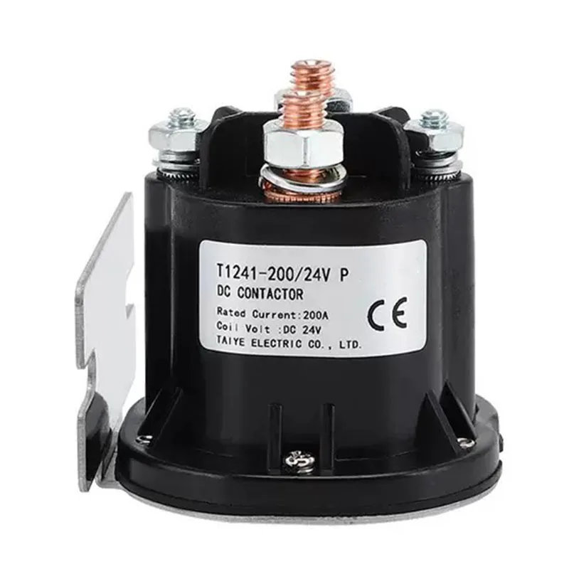 T1241 200 DC Contactor 12V 24V 48V For HP Electric Forklift Lifting Oil Pump Power Distribution Equipment