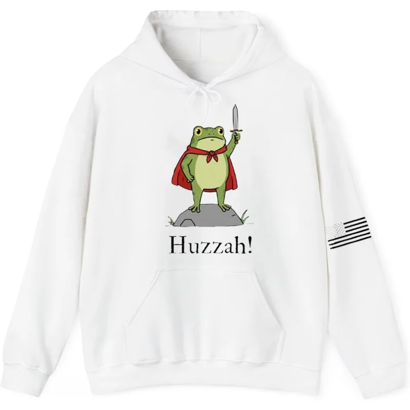 بورتلاند الضفدع هودي عادية طاقم الرقبة عادية موضة لينة مريحة ريترو كم طويل تصميم مخصص العديد من الألوان هودي القمم #1