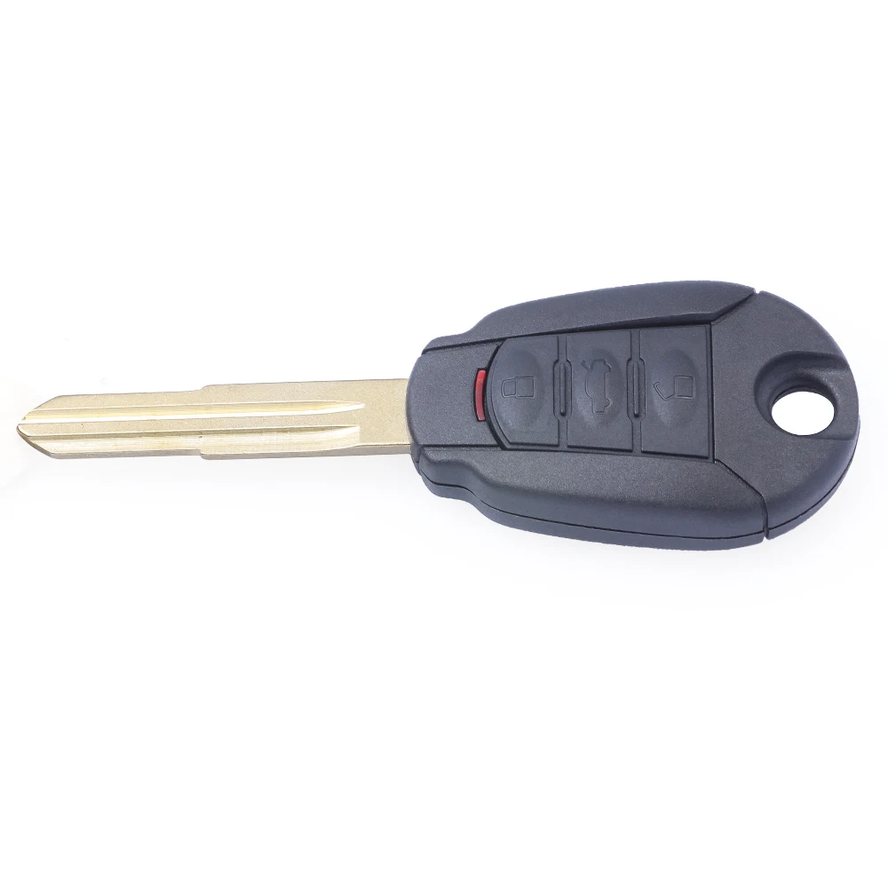 DIYKEY 2/3 przycisk zdalnego klucz Shell samochodu Hyundai do wymiany Kia etui na klucze z nieciętym ostrzem