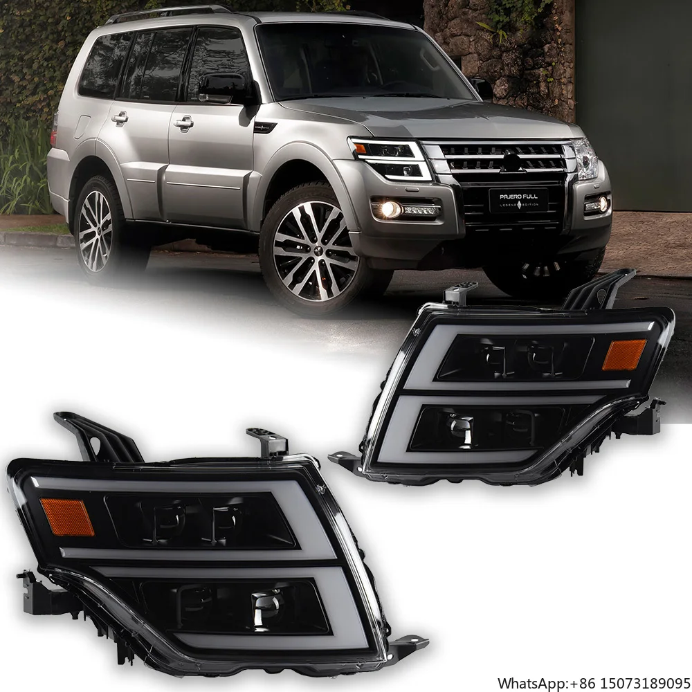

Car Lights for Pajero Headlight 2006-2018 V97 Head Lamp V87 V93 V95 LED Headlights Projector Drl Automotive Accessory