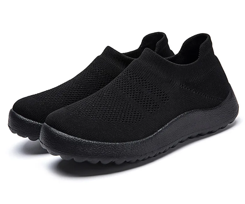 Damen-Sneaker zum Hineinschlüpfen, Damenschuhe, 2023, atmungsaktive Mesh-Turnschuhe für Damen, Sportschuhe, weiße Freizeitschuhe, Zapatillas Mujer – Detail 16