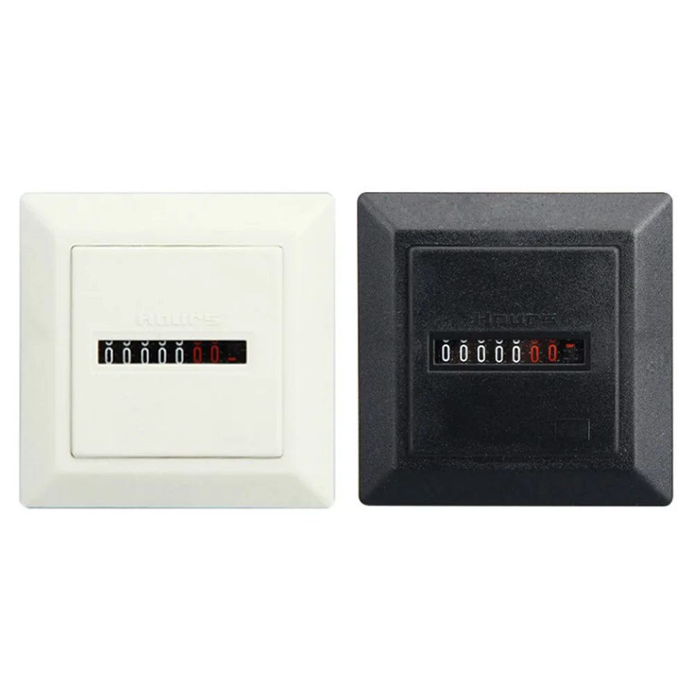 

HM-1 Timer Square Counter Digital Gauge 0.3W AC220-240V 50Hz High-precision Cumulative Timing Hour Meter Hourmeter