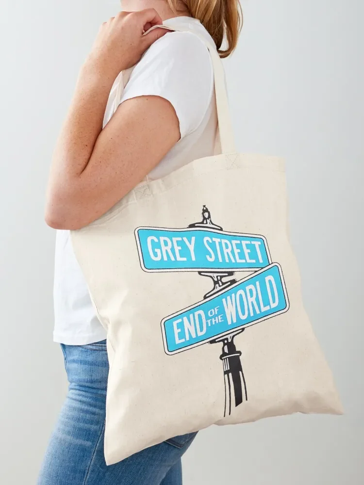 Grey Street End Of The World Tote Bag women bag eco bag folding