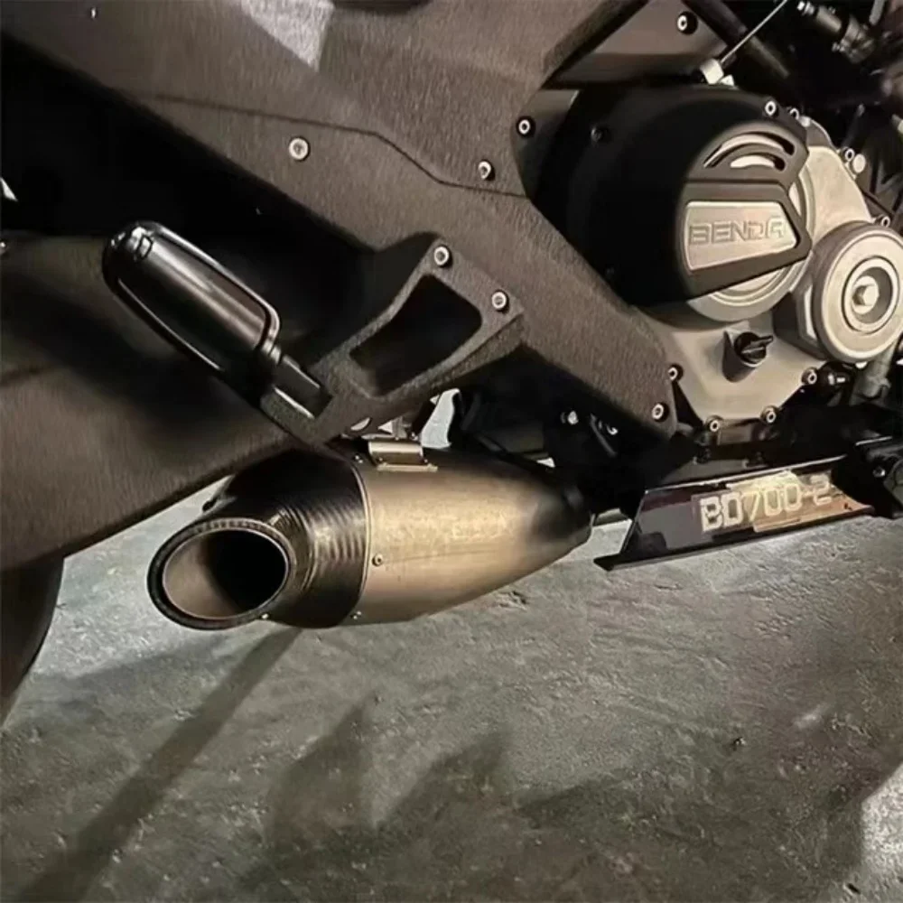 New for Benda Lfc700 700Lfc Lfc 700 Motorcycle Exhaust System Front Link Pipe Connecting Moto Muffler Tube Four Tailpipe Exhaust