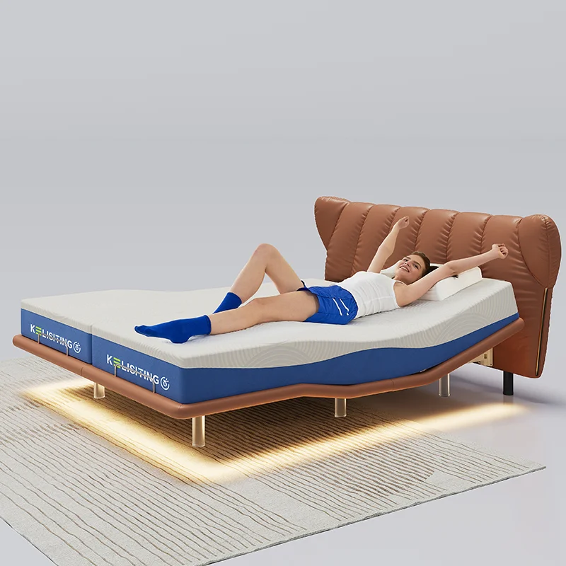 

Trendy And Stylish Design Sleeps ComfortablyDouble BedAdjustable Smart Beds