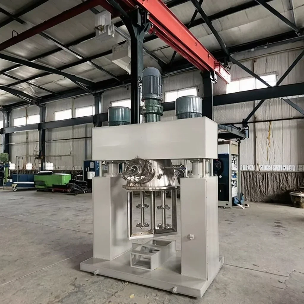 Three Axis Multifunctional Dispersion Mixer Equipment Grease and Lubricant Plasticizer Mixing Machine for Silicone Rubber Making