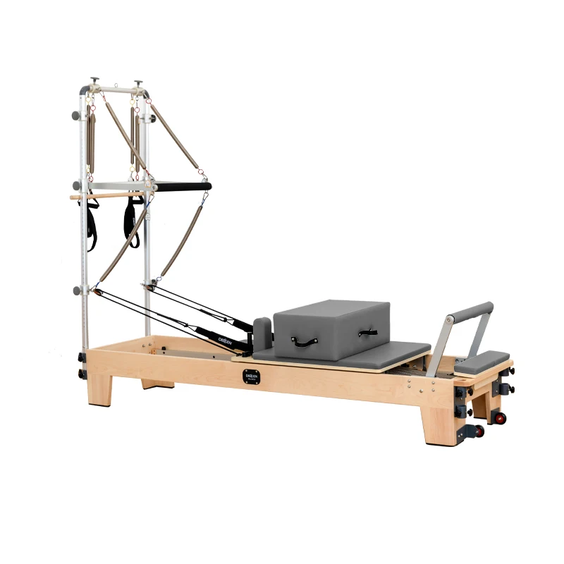 

Equipment Smart Library New Product Durable Portable Two-in-One Pilates Reformer Semi-Elevated Gym Equipment for Home Fitness Bo