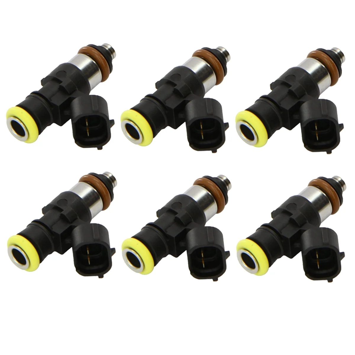 

6Pcs New Gas Petrol Fuel Injectors Nozzle 2200Cc 0280158821 for Honda Civic Acura RSX Audi Ford VW Mazda Dodge Toyota GM