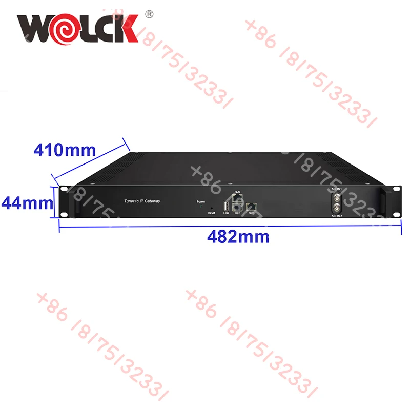 Digital Ip Satellite Receiver 3508B Modulator Gateway for System Tuner to IP Gateway