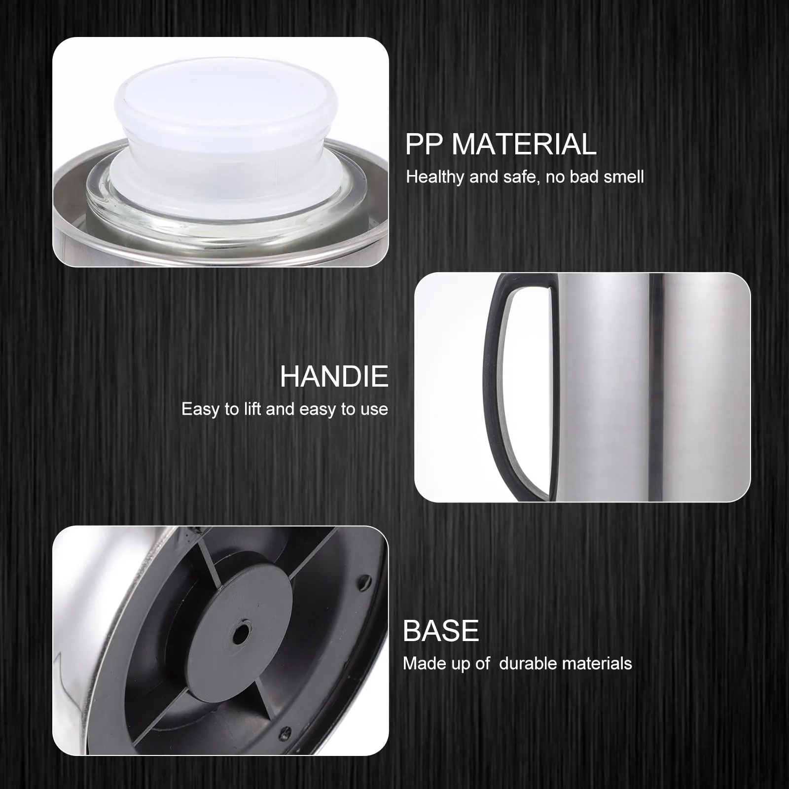 

1Pcs Warm Keeping Kettle Materials Insulated Interior Large Capacity Hot Water Kettle Practical for Home Office Journey