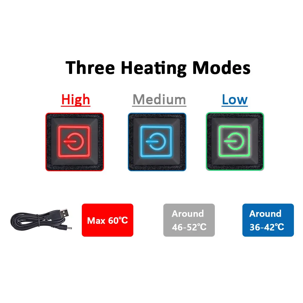منصات التدفئة الكهربائية لتخفيف تعب الركبة 3 مستويات درجة الحرارة ساخنة الكوع وسادة الركبة هدفين منتجات الاحترار الرعاية الصحية