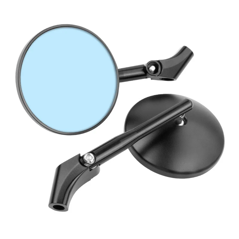 

Универсальное мотоциклетное электрическое заднее зеркало из алюминиевого сплава 2028, черное, синее или белое стеклянное зеркало заднего вида