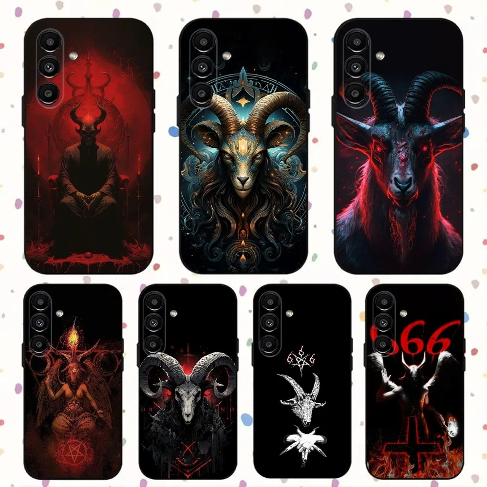 Devil Satan  Phone Case For Samsung S24,S21,S22,S23,S30,Ultra,S20,Plus,Fe,Lite,Note,10,9,5G Black Soft Cover