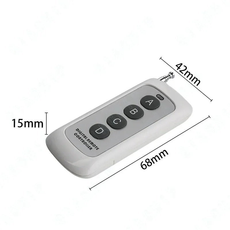 GERMA 433MHz 1 2 4 8 Button 1527Code far distance Remote Control Switch RF Relay Transmitter Wireless Key For Garage Opener Door