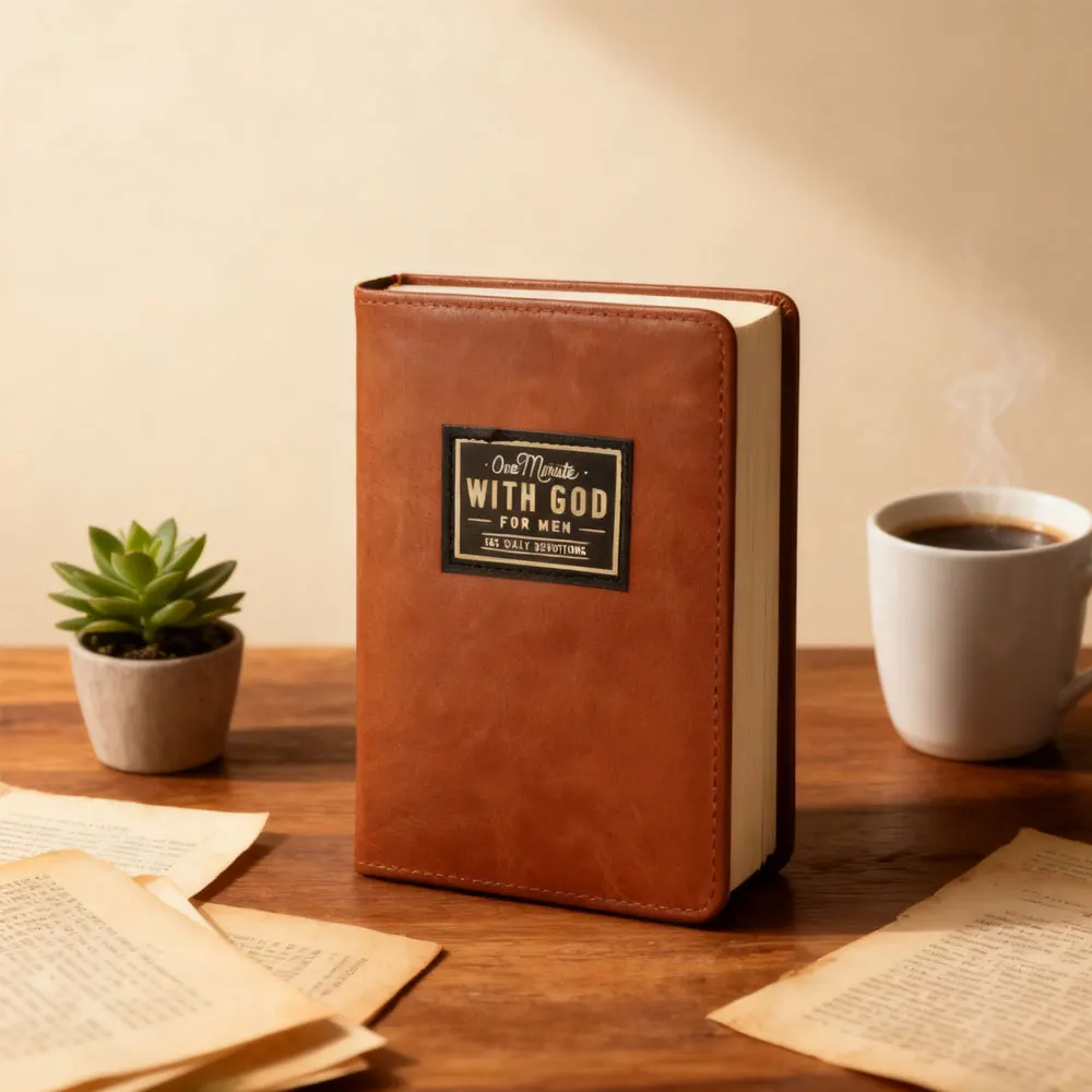 Diario de Reflexión con Tapa Dura para Hombres, 365 Días, Cuaderno de Gratitud, Libro de Registro Personal Portátil