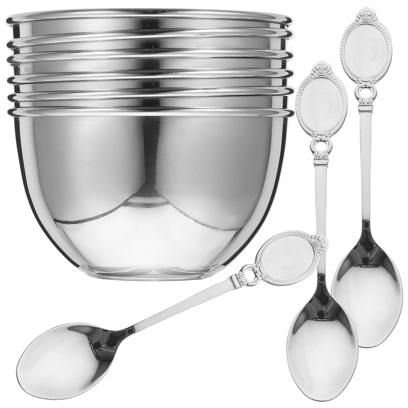 

Dip Bowl Set Sauce Dipping Sushi Condiment Holder Metal Bowls Multipurpose Mini Seasoning Dishes Round Appetizer Kitchen Supply