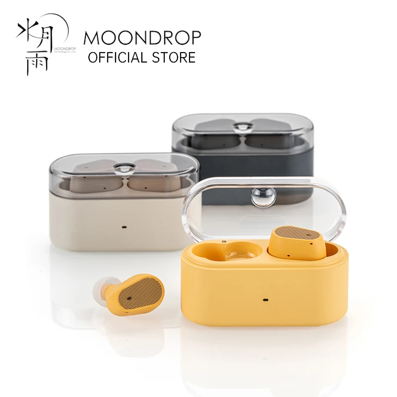 MOONDROP Pudding TWS Earphone True Wireless Stereo ANC AI ENC LHDC-V 10mm Dynamic Driver Interactive DSP Bluetooth 6.0