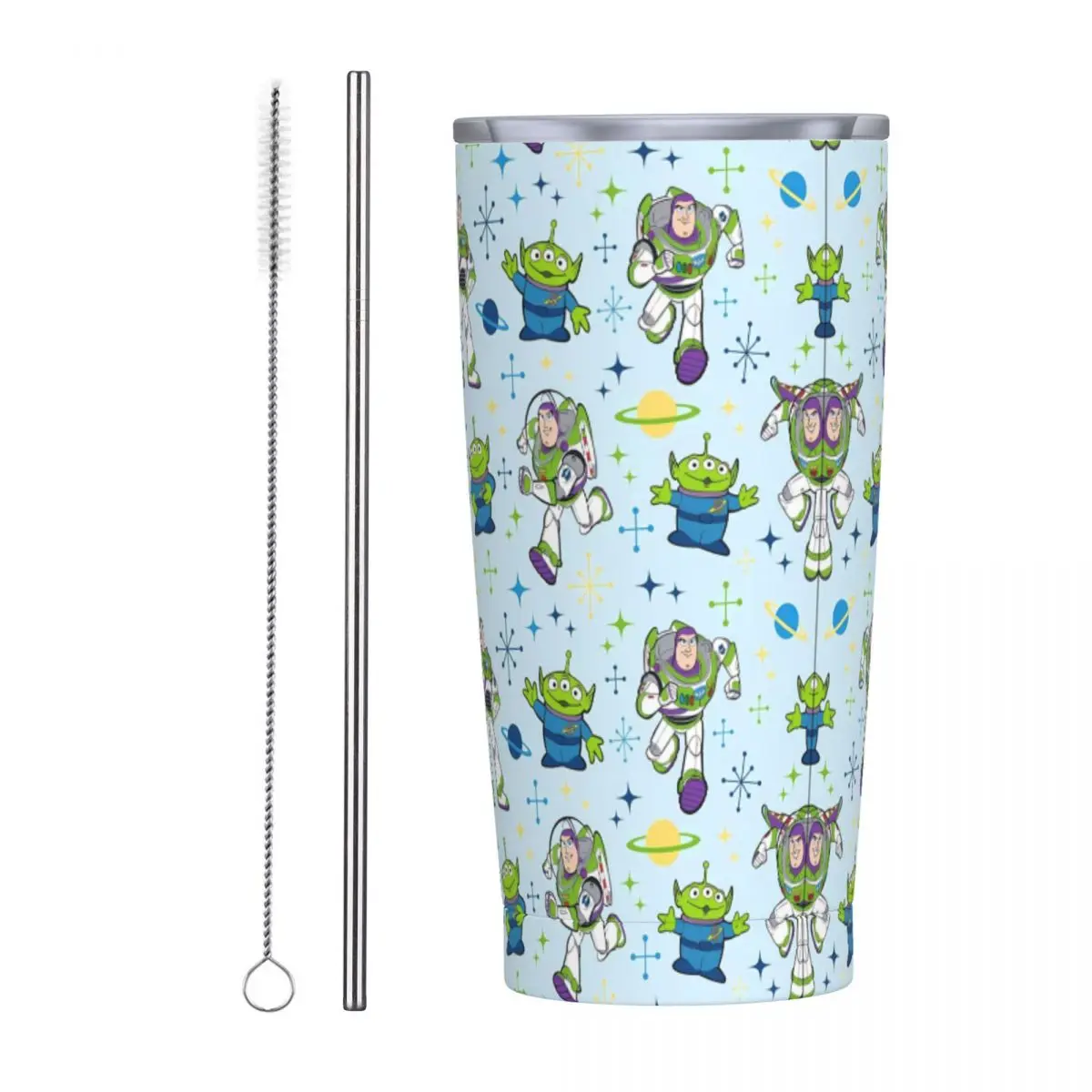 Stainless Steel Tumbler Toy Story Buzz Lightyear Coffee Mug Alien Leakproof Hot Drinks Car Mugs Travel Custom Water Bottle