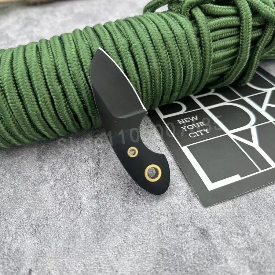 

Мини-нож для ожерелья с лезвием 8Cr13Mov и ручкой G10, он сделал через точный процесс шлифования с ЧПУ Портативный аварийный инструмент