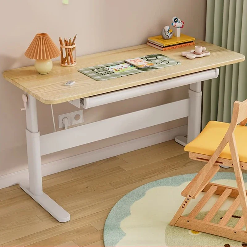 Escritorio para habitación de niños, muebles para niños, juego de mesa ajustable en ángulo, escritorios, suministros escolares de estudio, mesas,