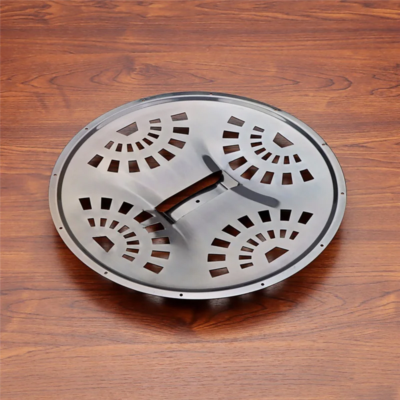 

SYDS Guitar Cover Plate For Dobro Resonator Guitar Replacement Parts With Bronze Doumbek Darbuka Drum