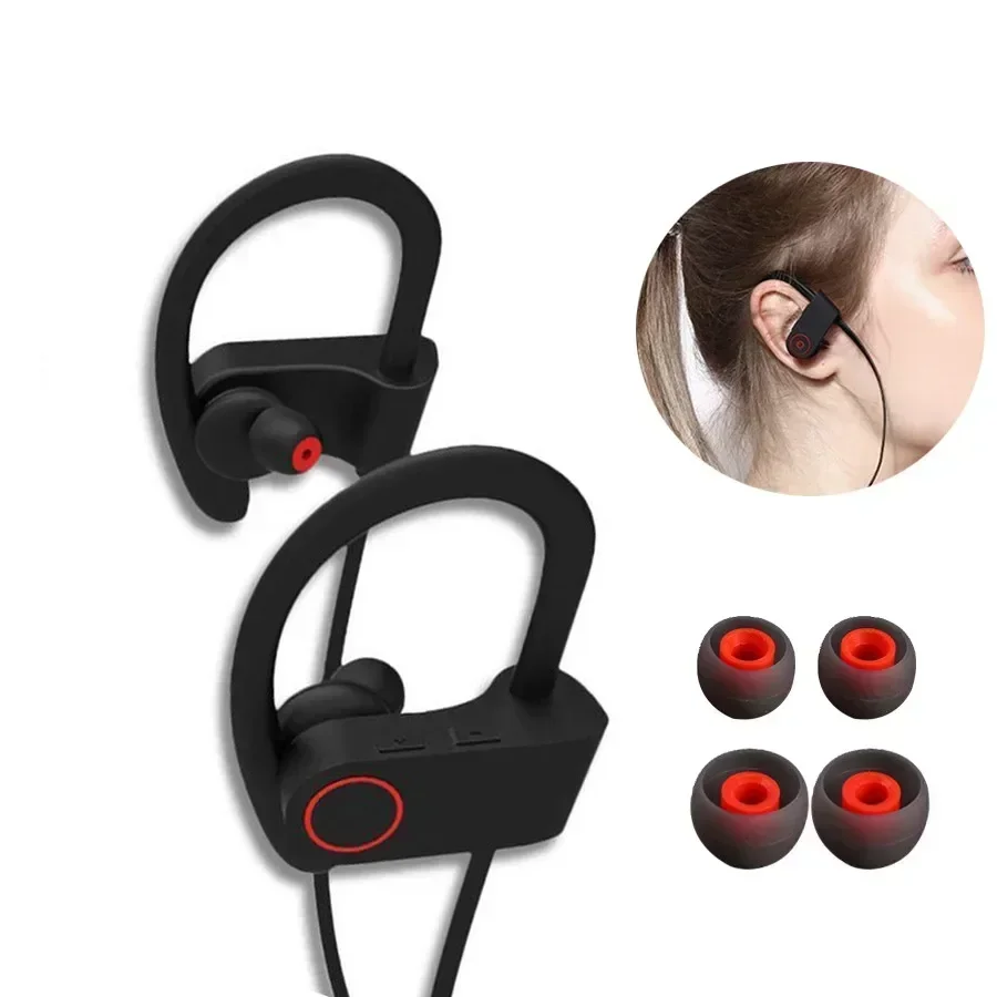 

In Ear Earbuds handsfree IPX7 Waterproof HD Stereo Sweatproof Bluetooth Headphones Best Wireless Sports Earphones