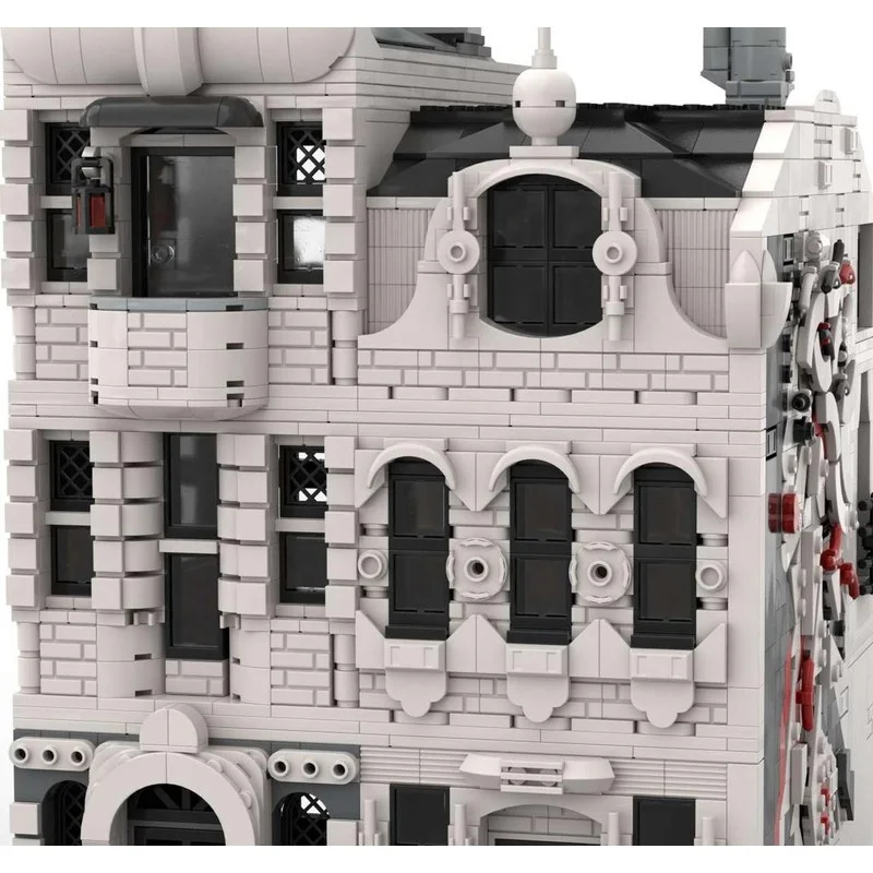 Ensemble de construction de maison de résidence urbaine de rue, jouet de briques de construction DIY, cadeau pour 247694 moc