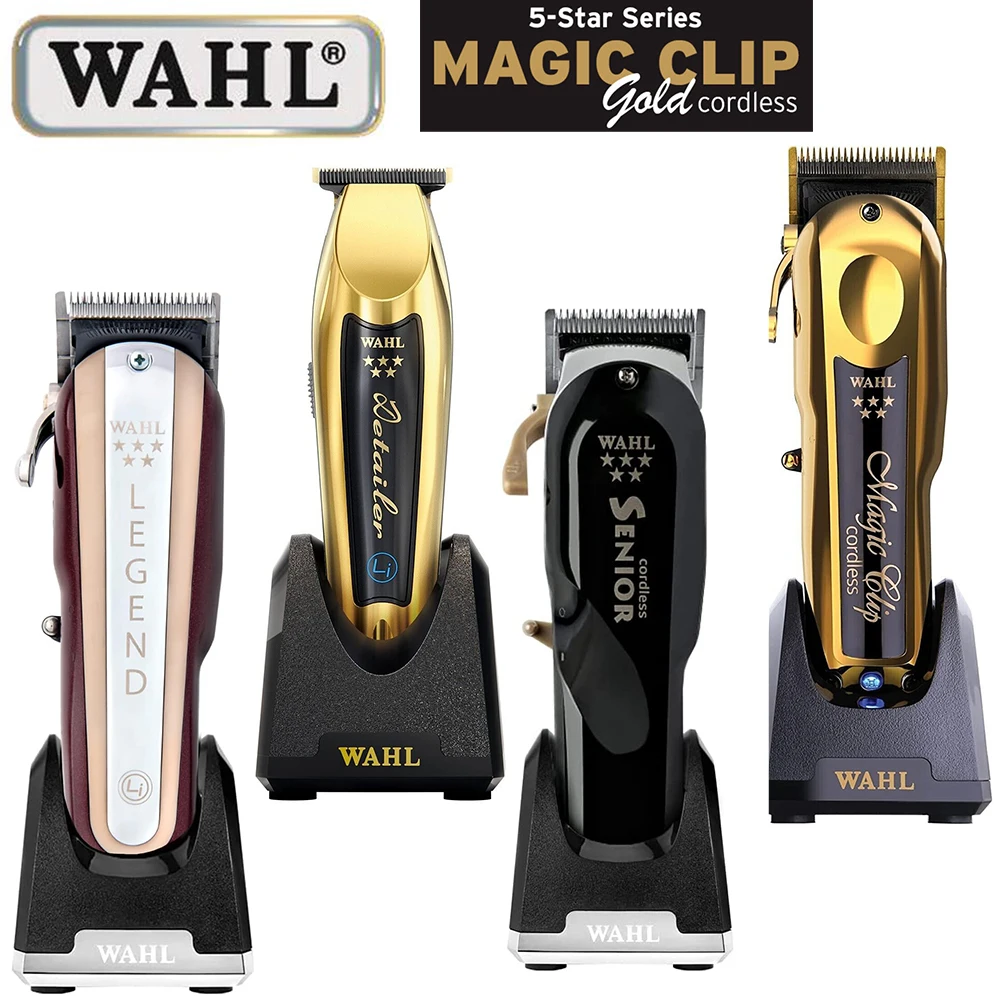 Máquina de cortar cabelo profissional Wahl 8148 Vapor Magic Clip Legend, sem fio, para barbeiros e estilistas.