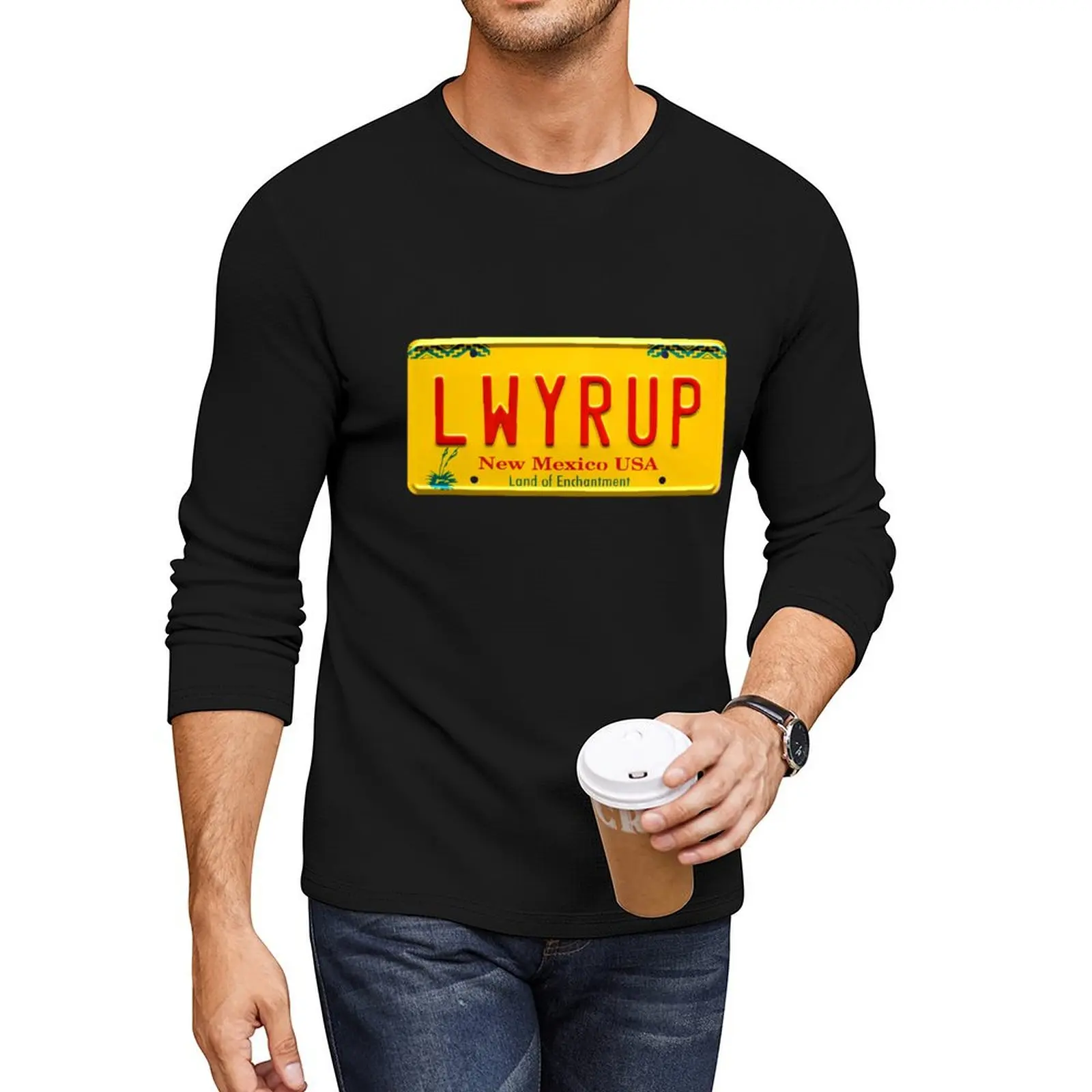 Better Call Saul LWYRUP Plate Long T-Shirt Aesthetic clothing Men's t-shirt