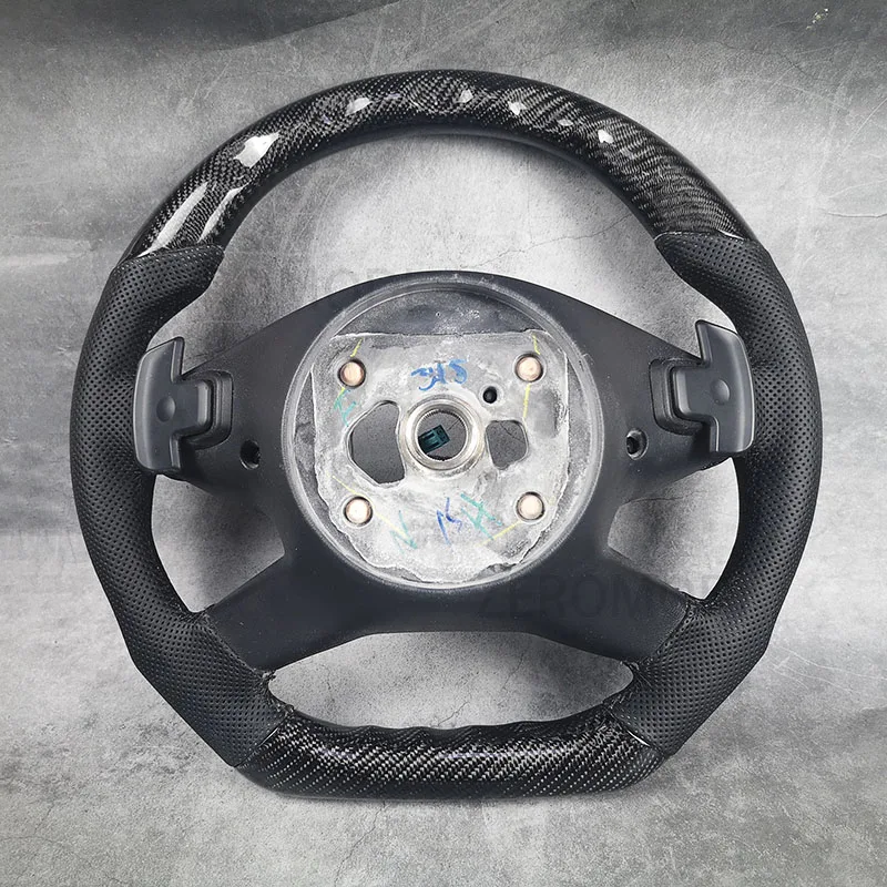 Carbon Fiber Steering Wheel Fit For Mercedes Benz W164 W251 W245 ML GL B R Class 300 350 400 2006 2007 2008 2009