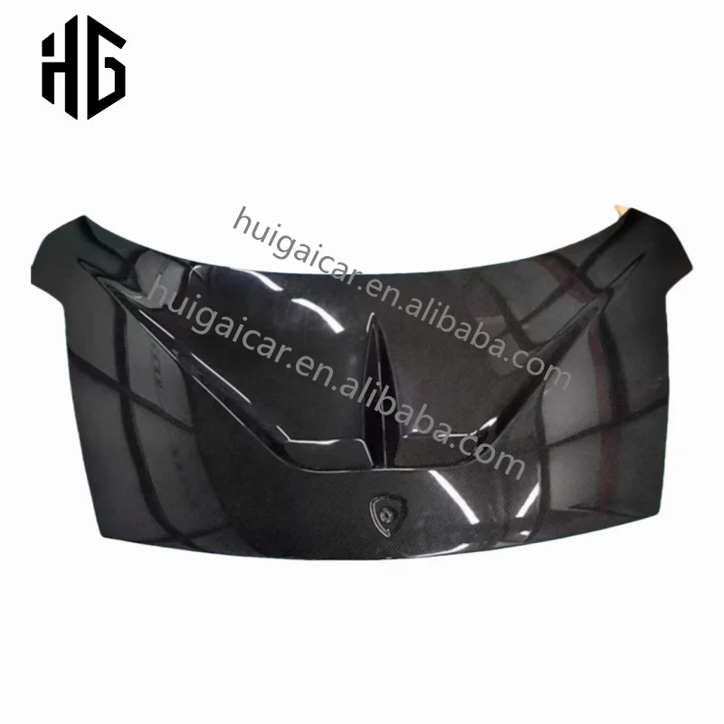 

Good Quality Gloss Carbon Fiber Engine Hood for Lambo Gallardo LP540 LP550 LP560 Replacement Auto Bonnet Parts